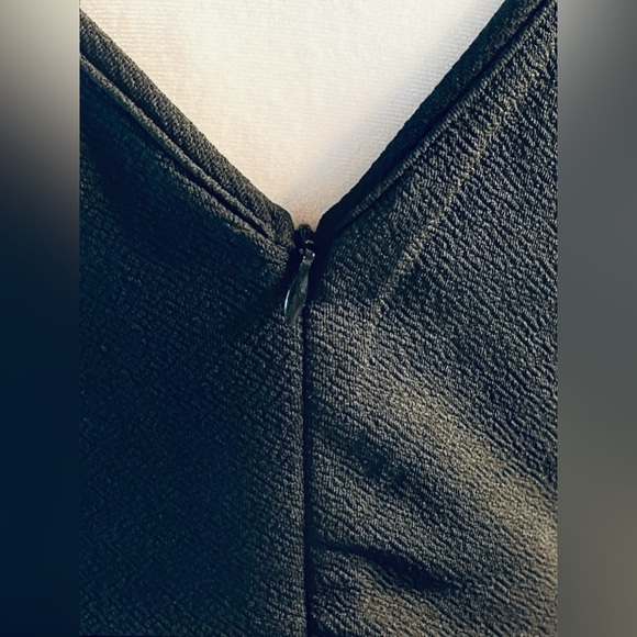 Velma Ladder Trim Flare Women’s Black Stretch Spaghetti Strap Mini Dress Size M - Picture 5 of 7